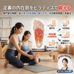 足裏の内在筋をピラティスで鍛える